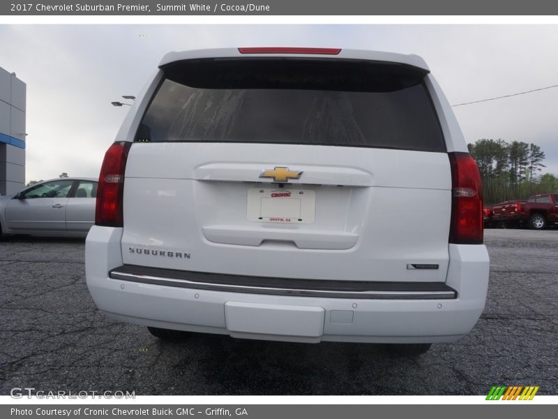 Summit White / Cocoa/Dune 2017 Chevrolet Suburban Premier