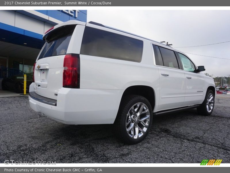 Summit White / Cocoa/Dune 2017 Chevrolet Suburban Premier