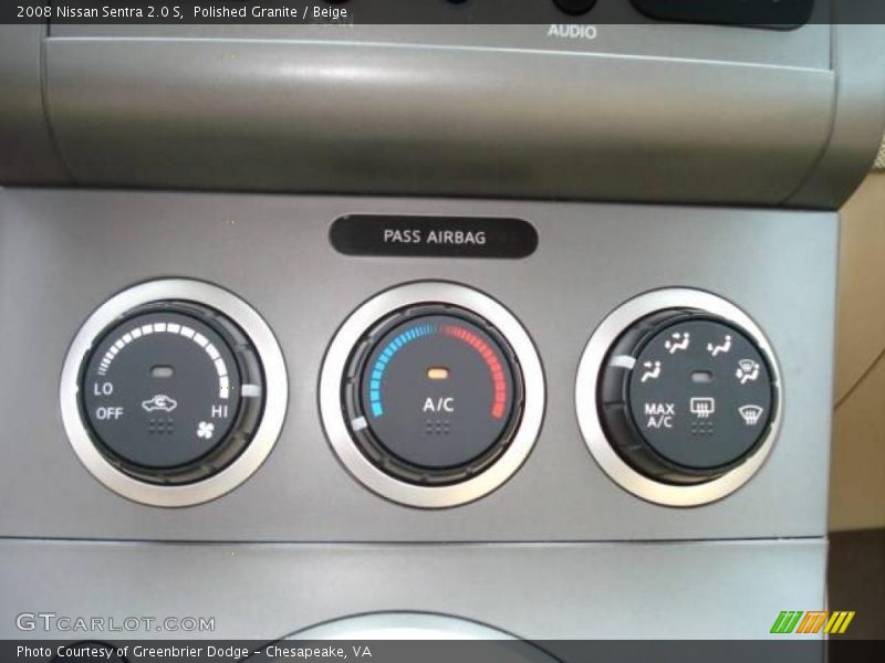 Polished Granite / Beige 2008 Nissan Sentra 2.0 S