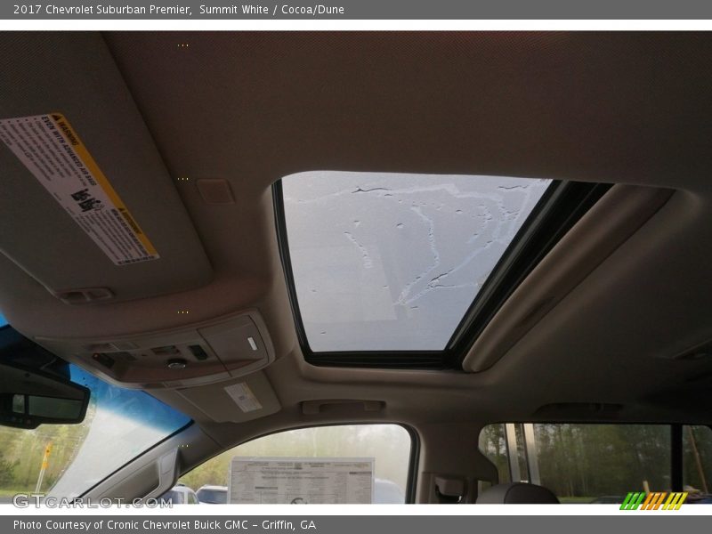 Summit White / Cocoa/Dune 2017 Chevrolet Suburban Premier