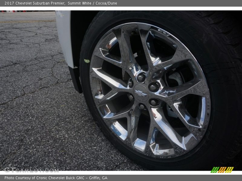 Summit White / Cocoa/Dune 2017 Chevrolet Suburban Premier