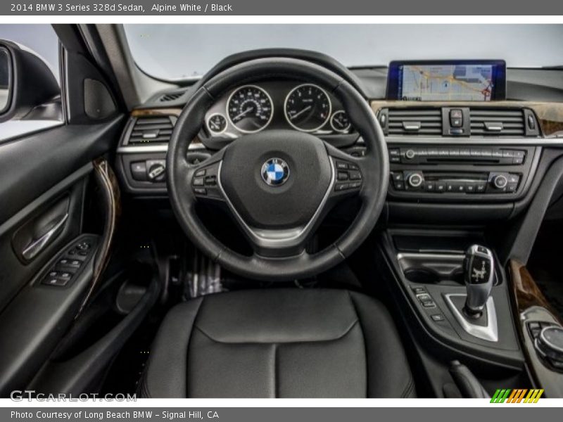 Alpine White / Black 2014 BMW 3 Series 328d Sedan