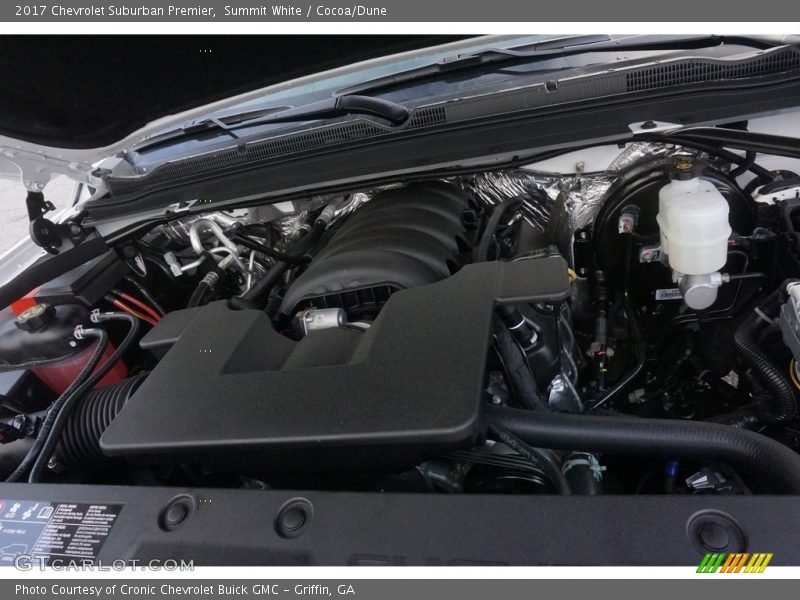 Summit White / Cocoa/Dune 2017 Chevrolet Suburban Premier