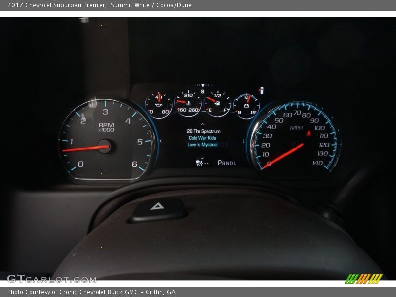 Summit White / Cocoa/Dune 2017 Chevrolet Suburban Premier