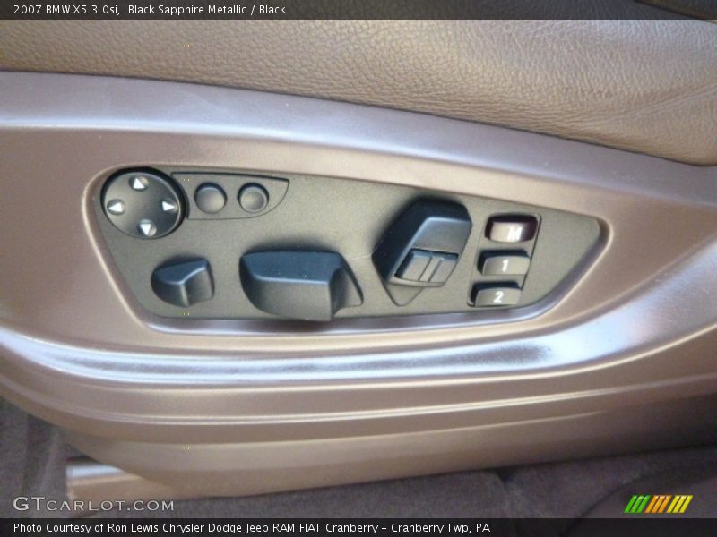 Black Sapphire Metallic / Black 2007 BMW X5 3.0si