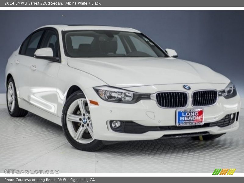 Alpine White / Black 2014 BMW 3 Series 328d Sedan