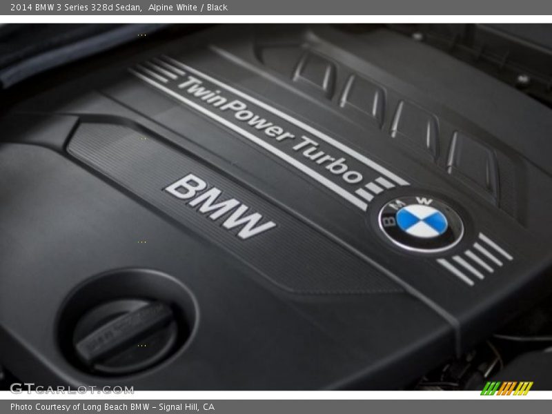 Alpine White / Black 2014 BMW 3 Series 328d Sedan