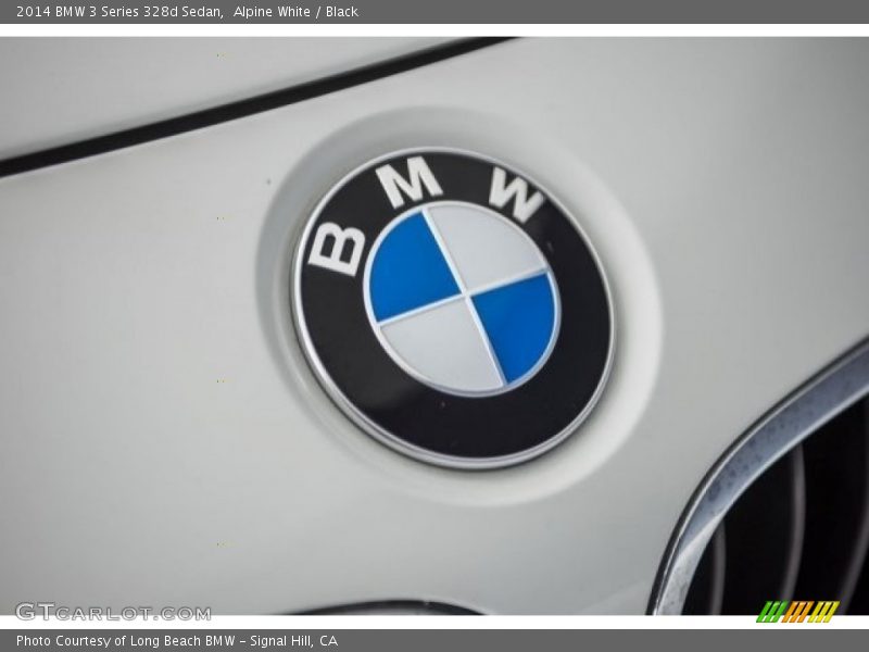 Alpine White / Black 2014 BMW 3 Series 328d Sedan