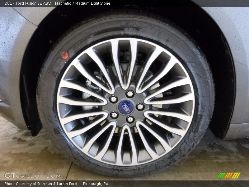 Magnetic / Medium Light Stone 2017 Ford Fusion SE AWD