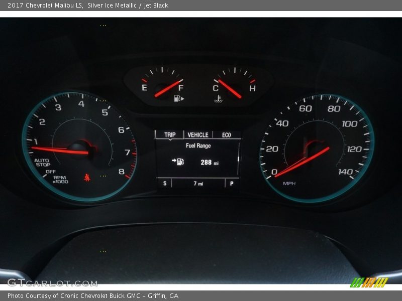 Silver Ice Metallic / Jet Black 2017 Chevrolet Malibu LS