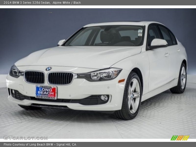 Alpine White / Black 2014 BMW 3 Series 328d Sedan