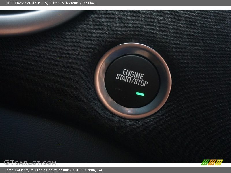 Silver Ice Metallic / Jet Black 2017 Chevrolet Malibu LS