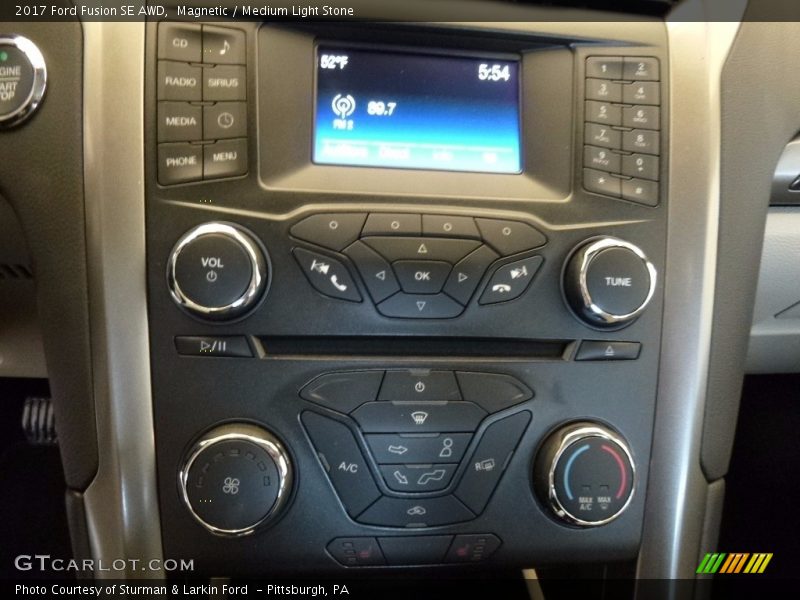 Magnetic / Medium Light Stone 2017 Ford Fusion SE AWD