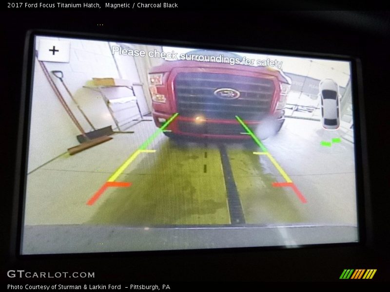 Magnetic / Charcoal Black 2017 Ford Focus Titanium Hatch