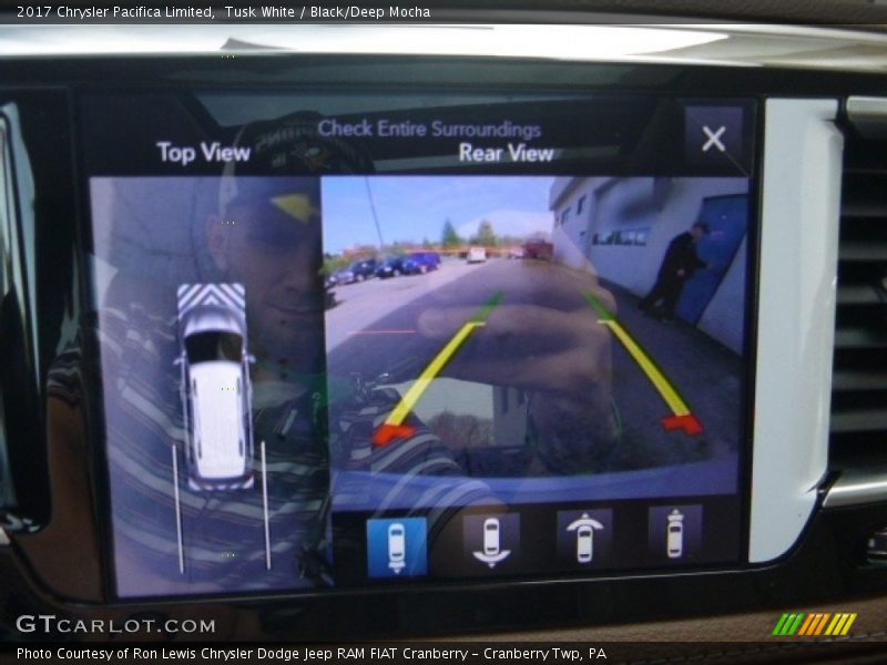 Tusk White / Black/Deep Mocha 2017 Chrysler Pacifica Limited