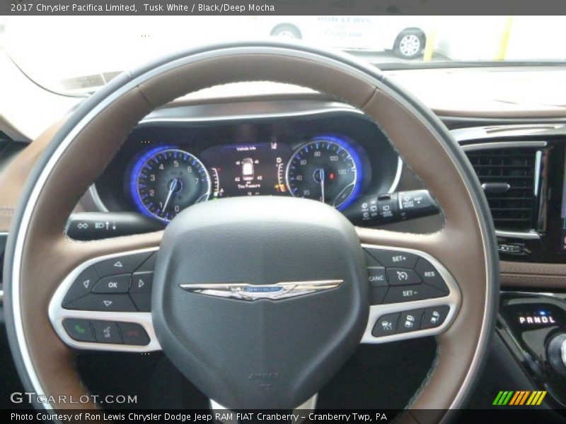 Tusk White / Black/Deep Mocha 2017 Chrysler Pacifica Limited