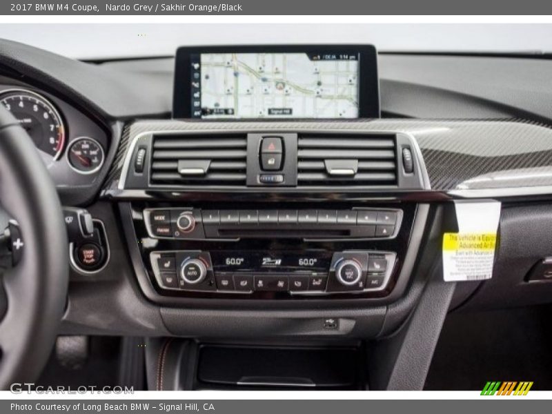Controls of 2017 M4 Coupe