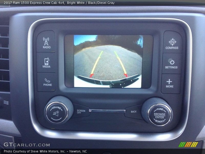 Bright White / Black/Diesel Gray 2017 Ram 1500 Express Crew Cab 4x4
