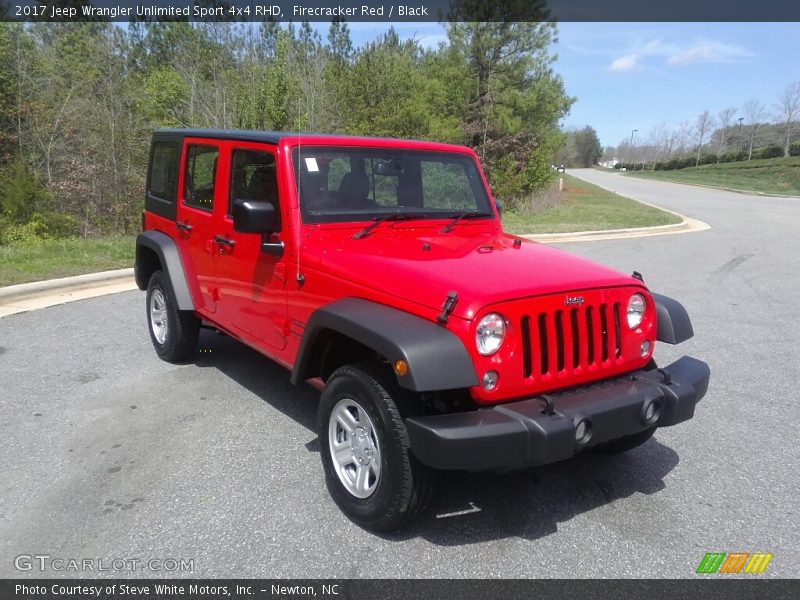 Firecracker Red / Black 2017 Jeep Wrangler Unlimited Sport 4x4 RHD