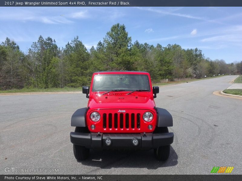Firecracker Red / Black 2017 Jeep Wrangler Unlimited Sport 4x4 RHD