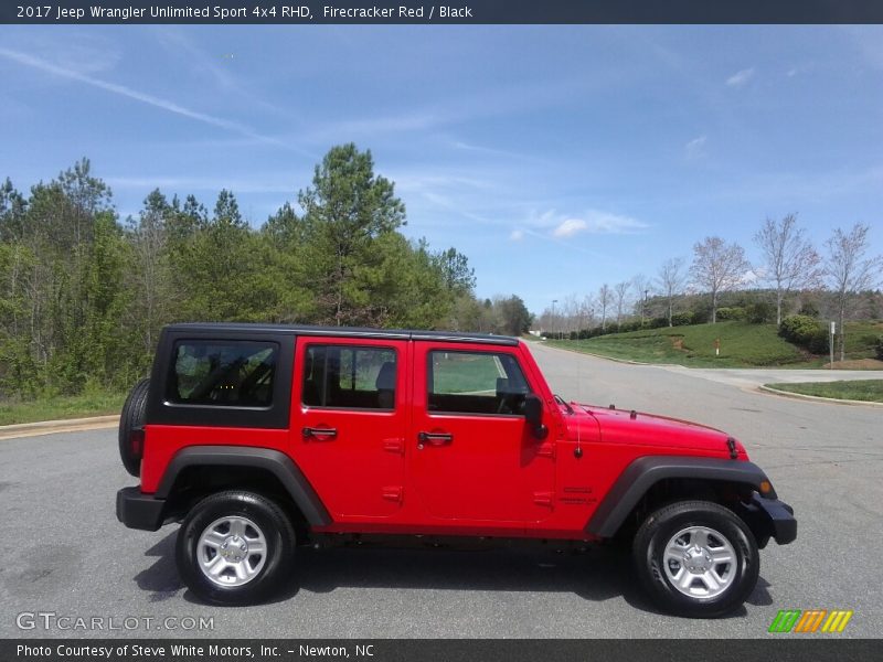 Firecracker Red / Black 2017 Jeep Wrangler Unlimited Sport 4x4 RHD