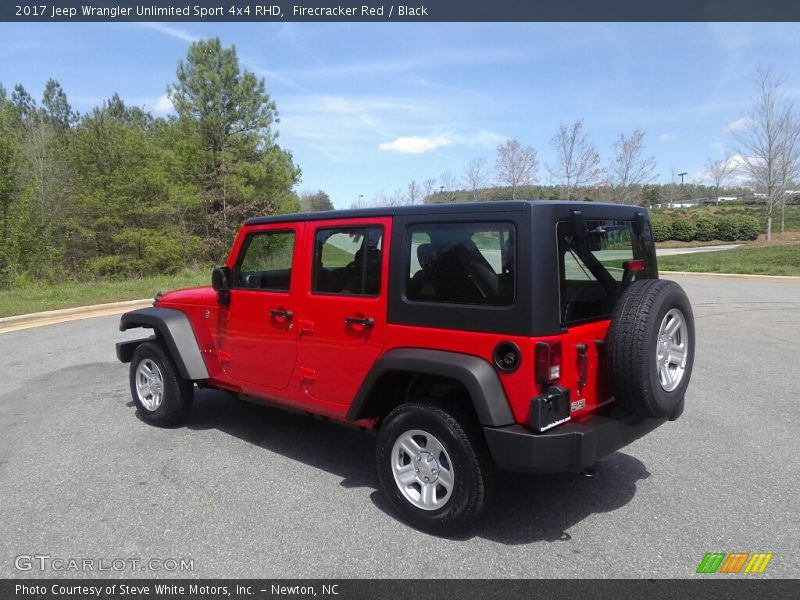 Firecracker Red / Black 2017 Jeep Wrangler Unlimited Sport 4x4 RHD