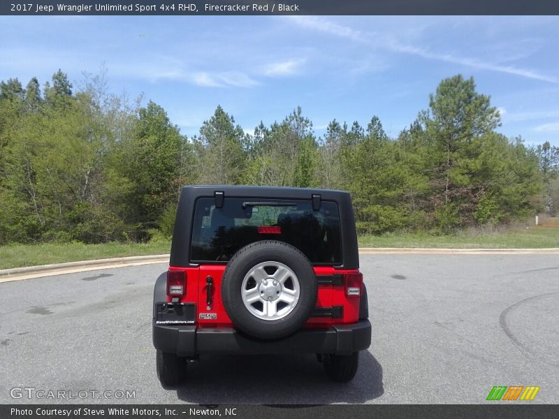 Firecracker Red / Black 2017 Jeep Wrangler Unlimited Sport 4x4 RHD