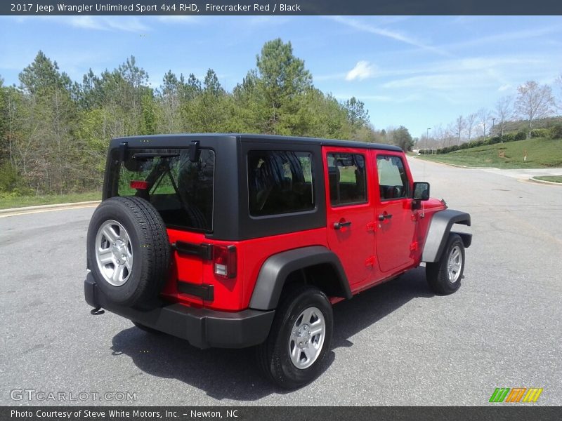 Firecracker Red / Black 2017 Jeep Wrangler Unlimited Sport 4x4 RHD