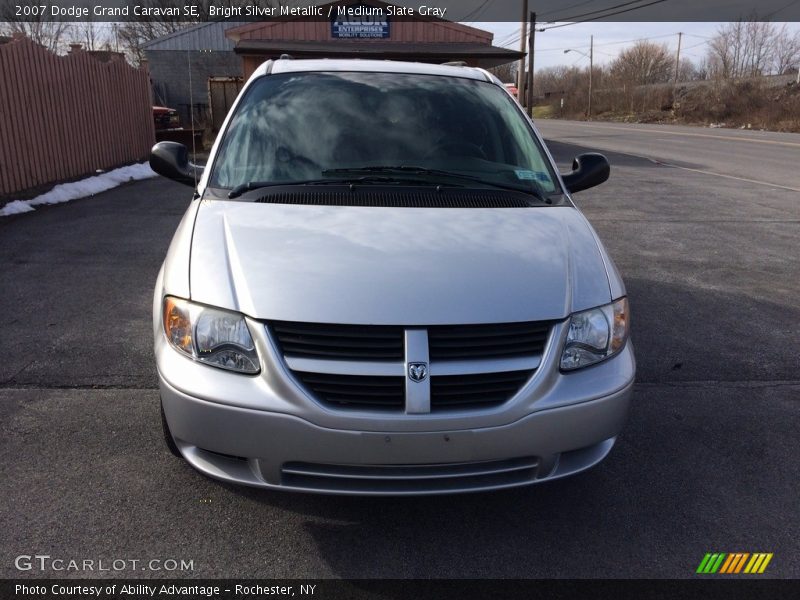 Bright Silver Metallic / Medium Slate Gray 2007 Dodge Grand Caravan SE