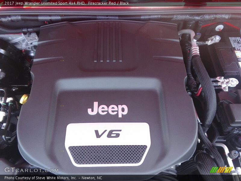 Firecracker Red / Black 2017 Jeep Wrangler Unlimited Sport 4x4 RHD