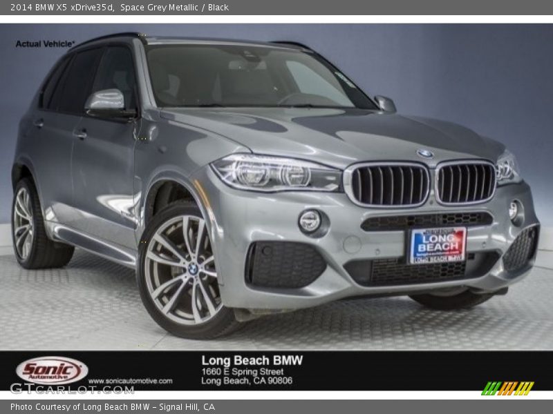 Space Grey Metallic / Black 2014 BMW X5 xDrive35d