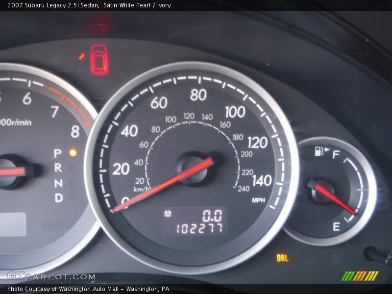 Satin White Pearl / Ivory 2007 Subaru Legacy 2.5i Sedan