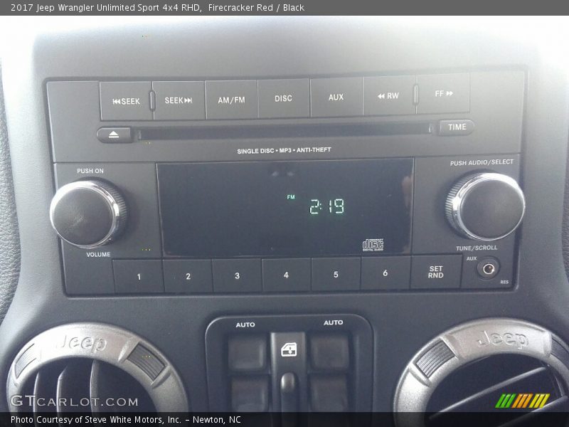 Firecracker Red / Black 2017 Jeep Wrangler Unlimited Sport 4x4 RHD