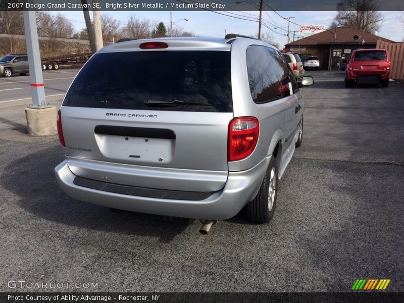 Bright Silver Metallic / Medium Slate Gray 2007 Dodge Grand Caravan SE