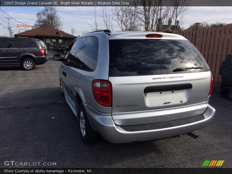 Bright Silver Metallic / Medium Slate Gray 2007 Dodge Grand Caravan SE