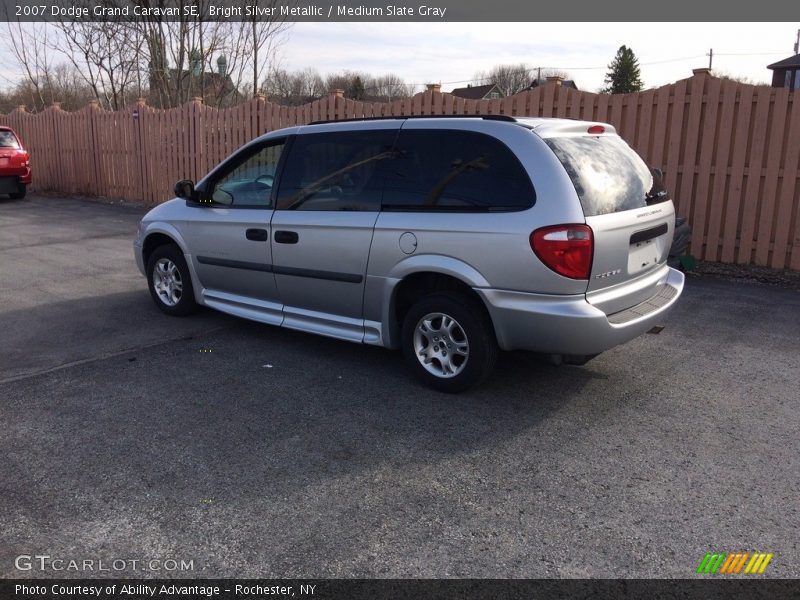 Bright Silver Metallic / Medium Slate Gray 2007 Dodge Grand Caravan SE