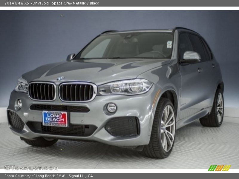 Space Grey Metallic / Black 2014 BMW X5 xDrive35d