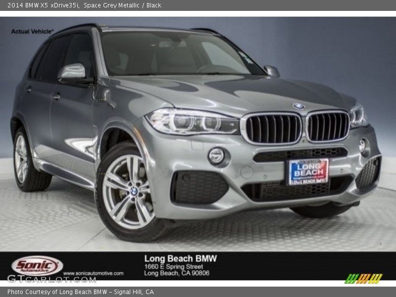 Space Grey Metallic / Black 2014 BMW X5 xDrive35i