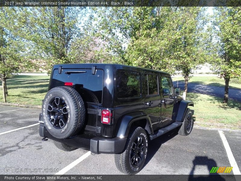 Black / Black 2017 Jeep Wrangler Unlimited Smoky Mountain Edition 4x4