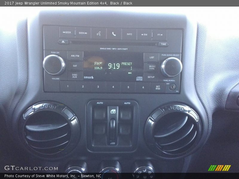 Black / Black 2017 Jeep Wrangler Unlimited Smoky Mountain Edition 4x4