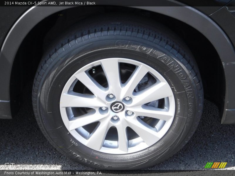 Jet Black Mica / Black 2014 Mazda CX-5 Sport AWD