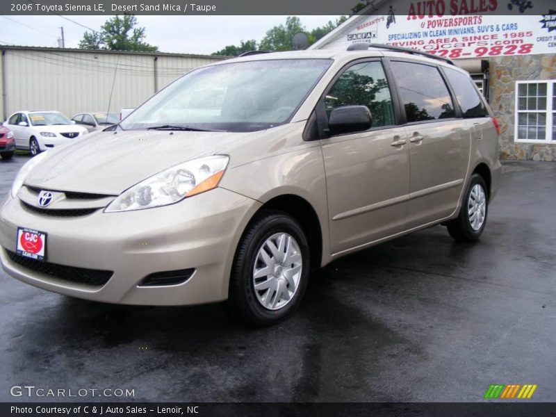 Desert Sand Mica / Taupe 2006 Toyota Sienna LE