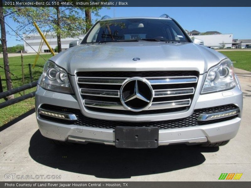 Iridium Silver Metallic / Black 2011 Mercedes-Benz GL 550 4Matic