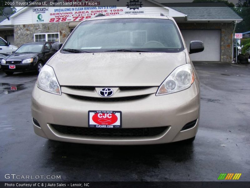 Desert Sand Mica / Taupe 2006 Toyota Sienna LE