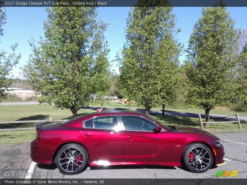 Octane Red / Black 2017 Dodge Charger R/T Scat Pack