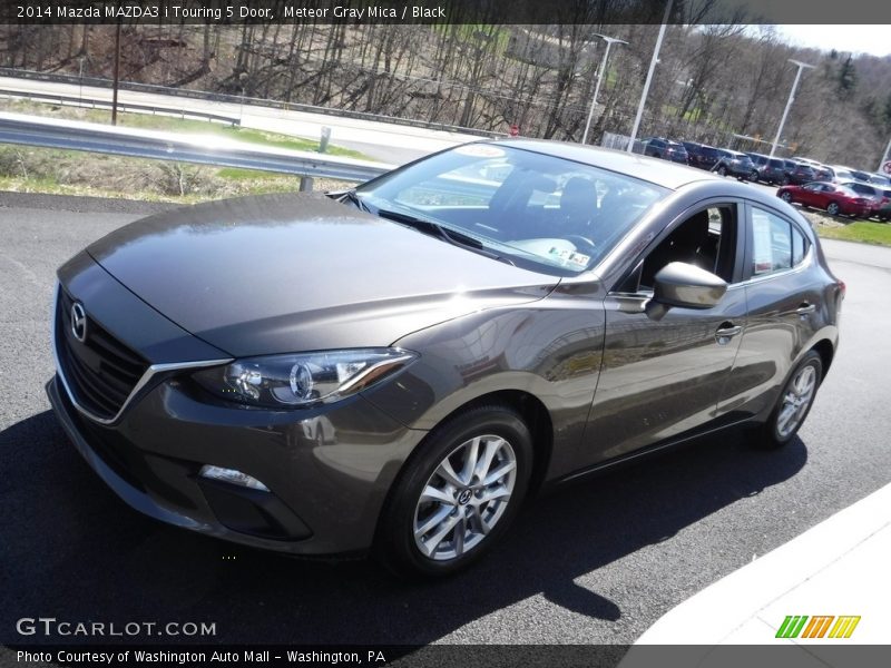 Meteor Gray Mica / Black 2014 Mazda MAZDA3 i Touring 5 Door