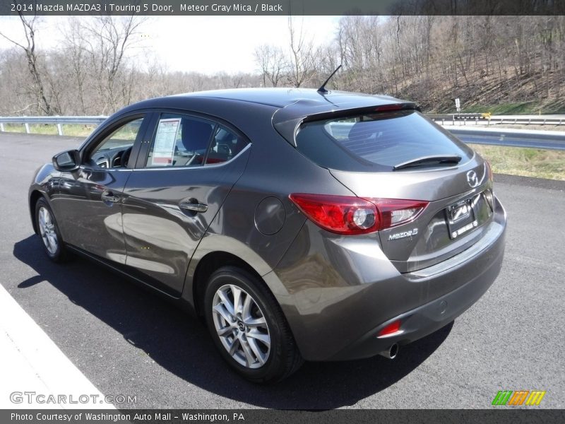 Meteor Gray Mica / Black 2014 Mazda MAZDA3 i Touring 5 Door