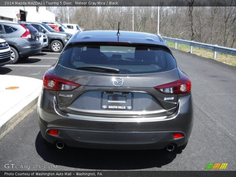 Meteor Gray Mica / Black 2014 Mazda MAZDA3 i Touring 5 Door