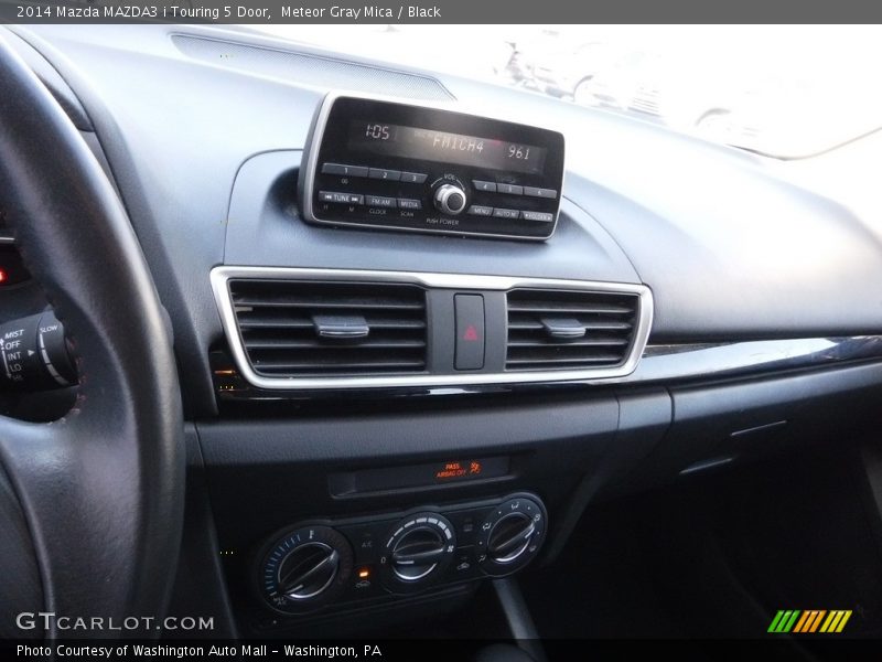 Meteor Gray Mica / Black 2014 Mazda MAZDA3 i Touring 5 Door