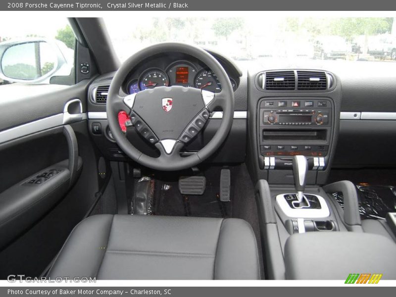 Crystal Silver Metallic / Black 2008 Porsche Cayenne Tiptronic